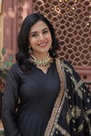 KA 1139 Georgette With Embroidery Work Gown With Dupatta Suppliers In India